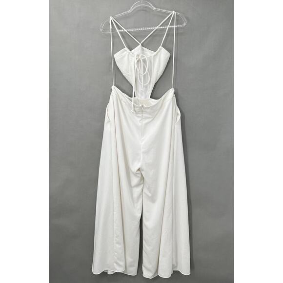 29. PatBO Cut Out Jumpsuit Womens 12 Resort Glam Modern Bridal Goddesscore - Picture 5 of 7